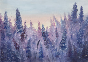 photo-wallpaper-lavender-sunset-glow