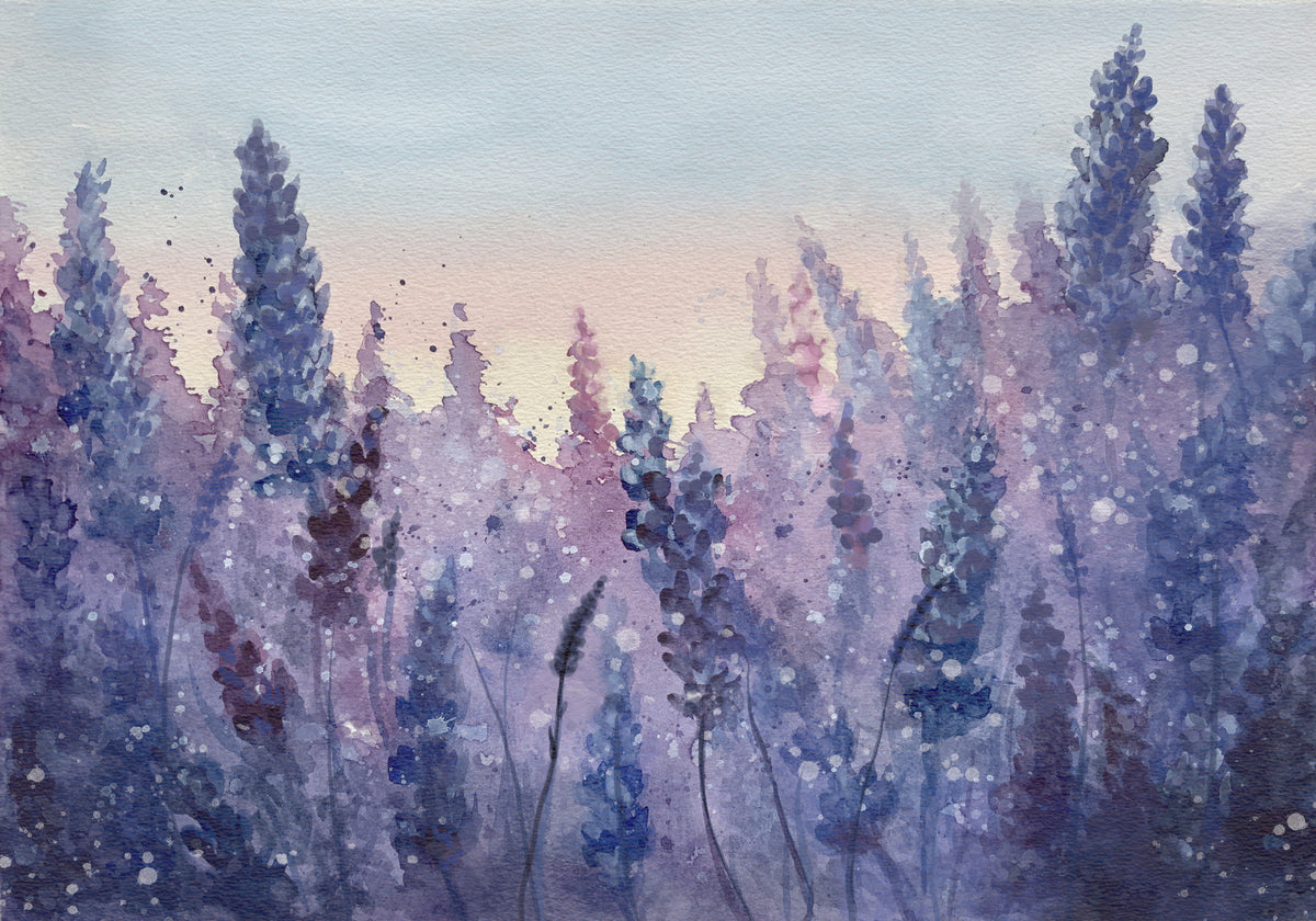 photo-wallpaper-lavender-sunset-glow