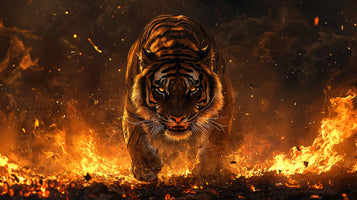 photo-wallpaper-tiger-striding-through-roaring-flames-and-glowing-embers