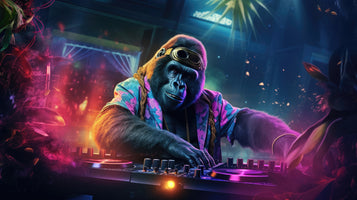 photo-wallpaper-a-groovy-gorilla-dj-dropping-jungle-inspired-beats-with-flair