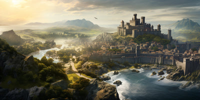 photo-wallpaper-medieval-fantasy-city-built-over-hills-view-of-the-river-and-mountains
