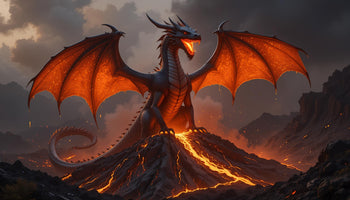 photo-wallpaper-dragon-with-glowing-wings-above-streaming-lava
