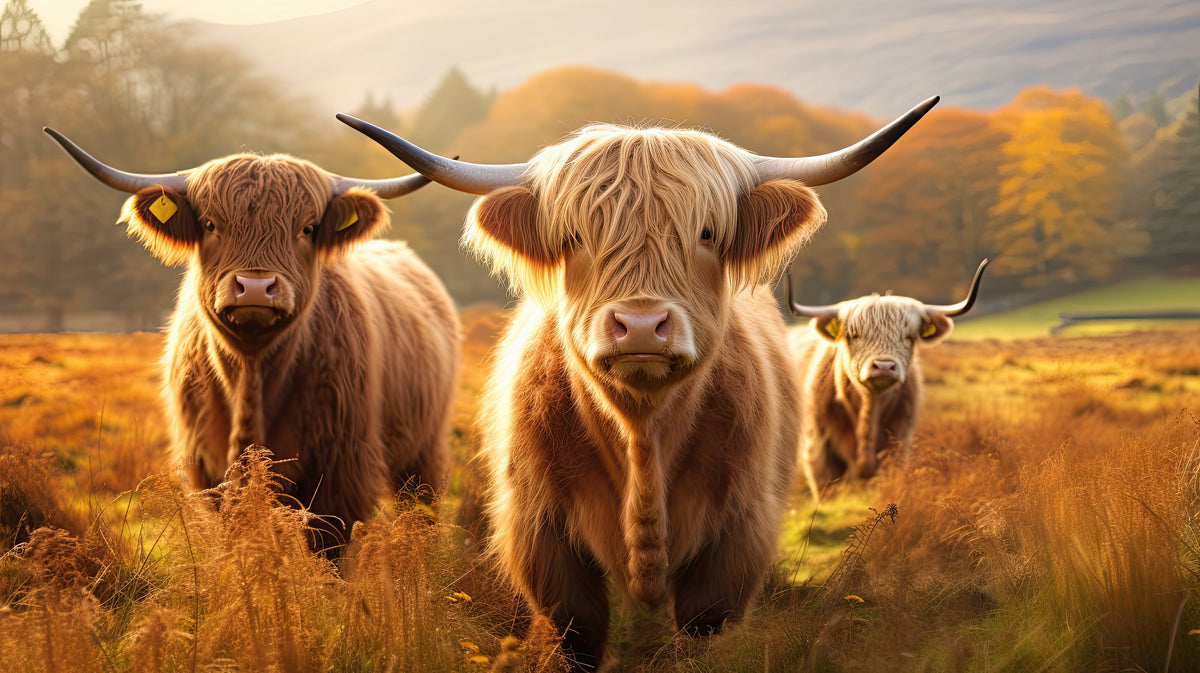 photo-wallpaper-highland-cows-on-the-pasture