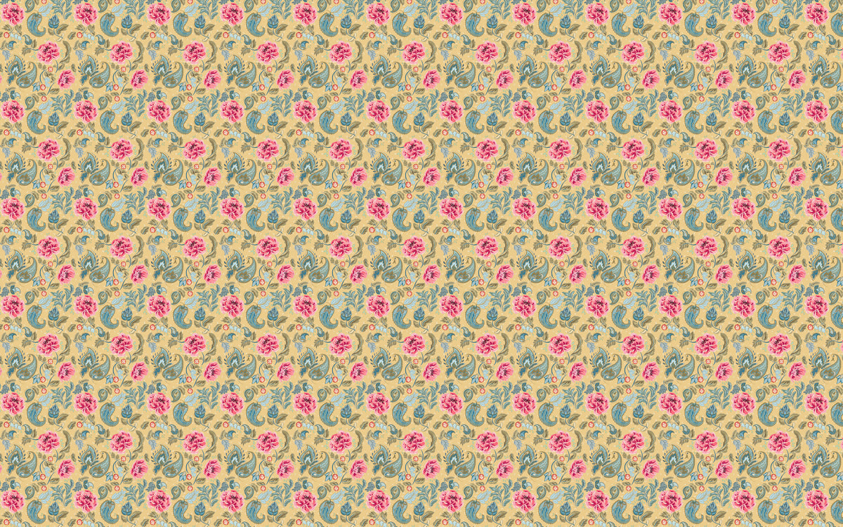 photo-wallpaper-vintage-rose-pattern