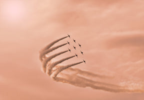 photo-wallpaper-sunset-airshow-formation