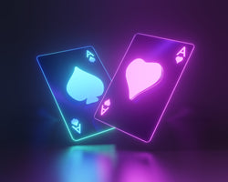 photo-wallpaper-two-ace-cards-glowing-in-turquoise-and-pink-neon-light