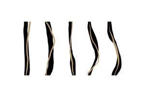photo-wallpaper-black-and-beige-wavy-lines-on-a-white-background