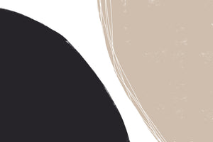 photo-wallpaper-black-and-beige-organic-shapes