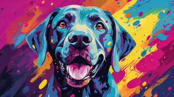 photo-wallpaper-labrador-in-a-pop-art-portrait-with-magenta-and-turquoise-splashes