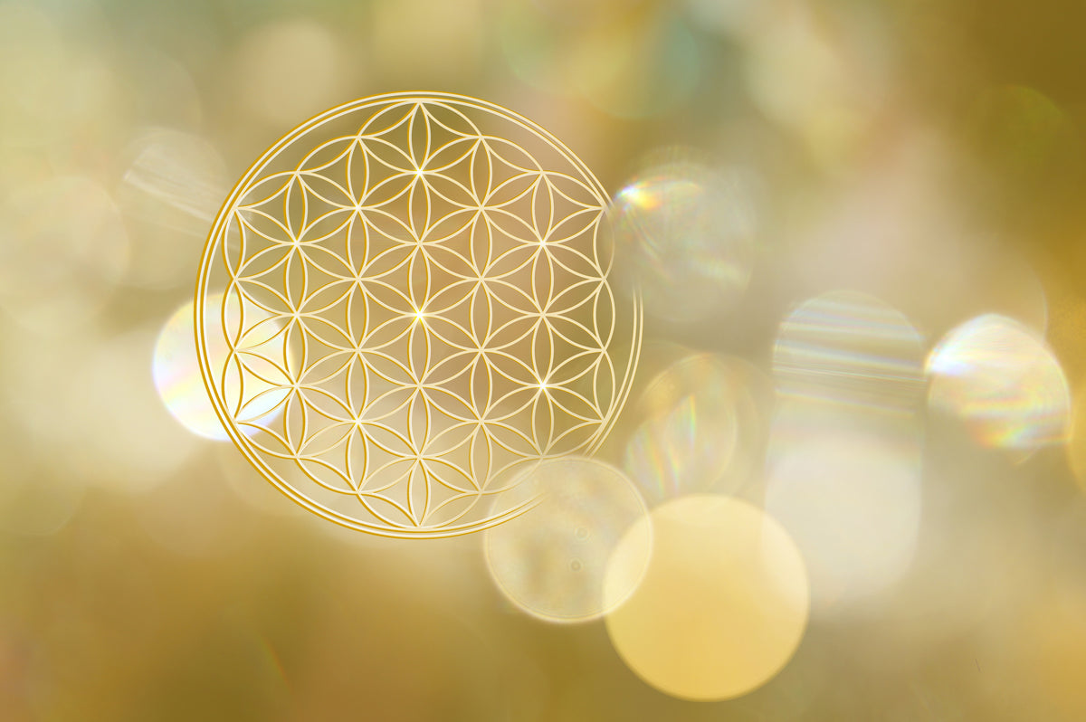 photo-wallpaper-flower-of-life-in-golden-light