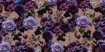 photo-wallpaper-dark-floral-elegance