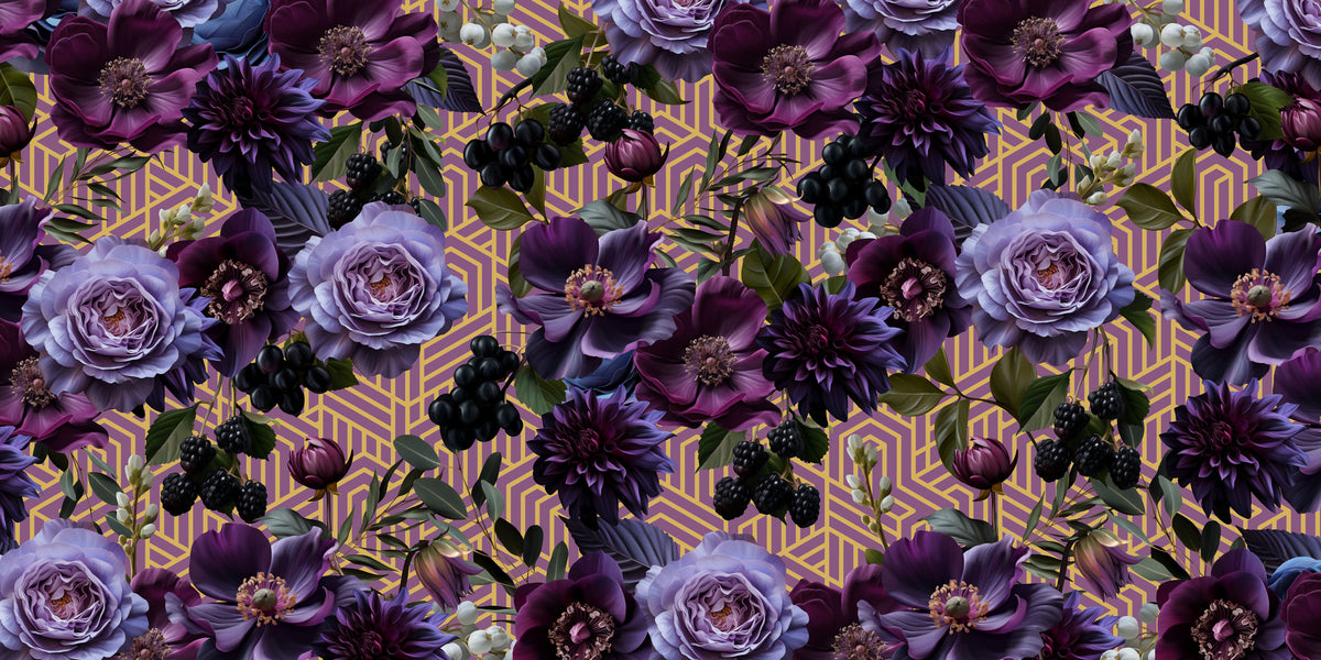photo-wallpaper-dark-floral-elegance