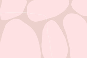 photo-wallpaper-pink-organic-shapes-and-thin-white-lines