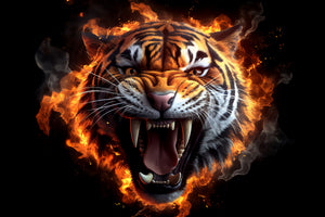 photo-wallpaper-roaring-tiger-wreathed-in-blazing-flames-against-deep-black