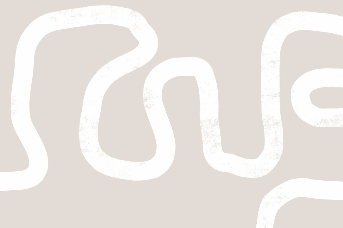 photo-wallpaper-fluid-white-lines-on-a-beige-background