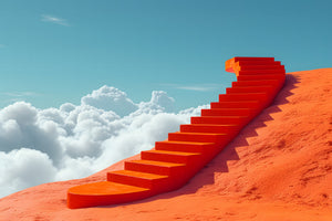 photo-wallpaper-orange-staircase-climbing-a-red-hill-above-the-clouds