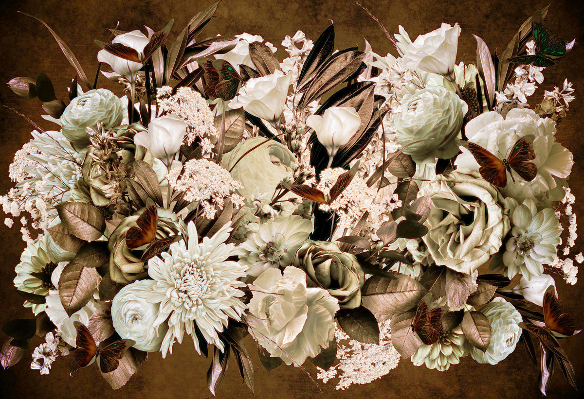 photo-wallpaper-vintage-floral-butterflies