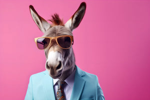 photo-wallpaper-donkey-in-sunglasses-and-a-pale-blue-suit-against-hot-pink