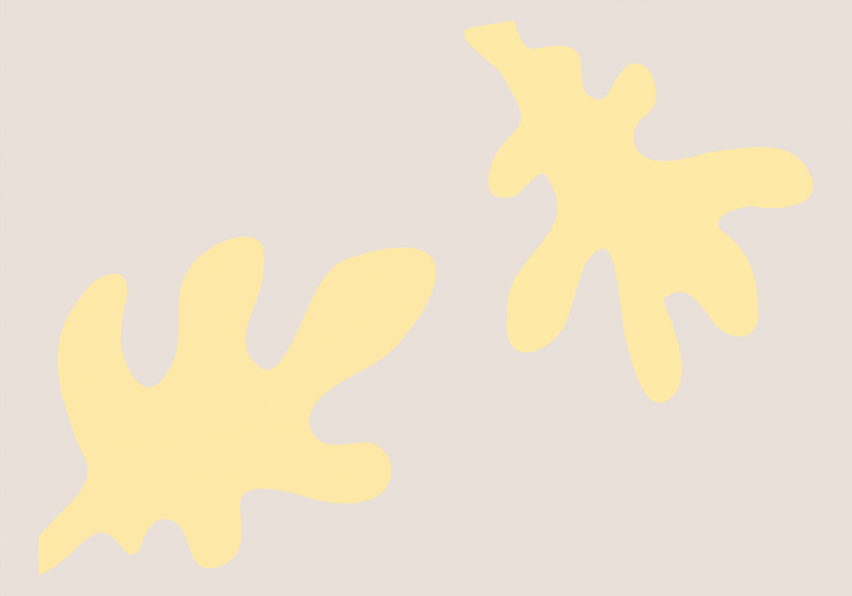 photo-wallpaper-yellow-organic-shapes