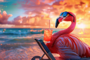 photo-wallpaper-flamingo-in-sunglasses-on-a-deck-chair-with-a-cocktail-at-sunset