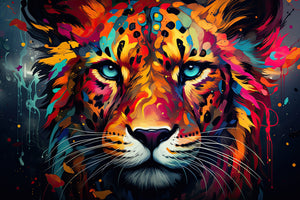 photo-wallpaper-colorful-leopard-animal-portrait-illustration