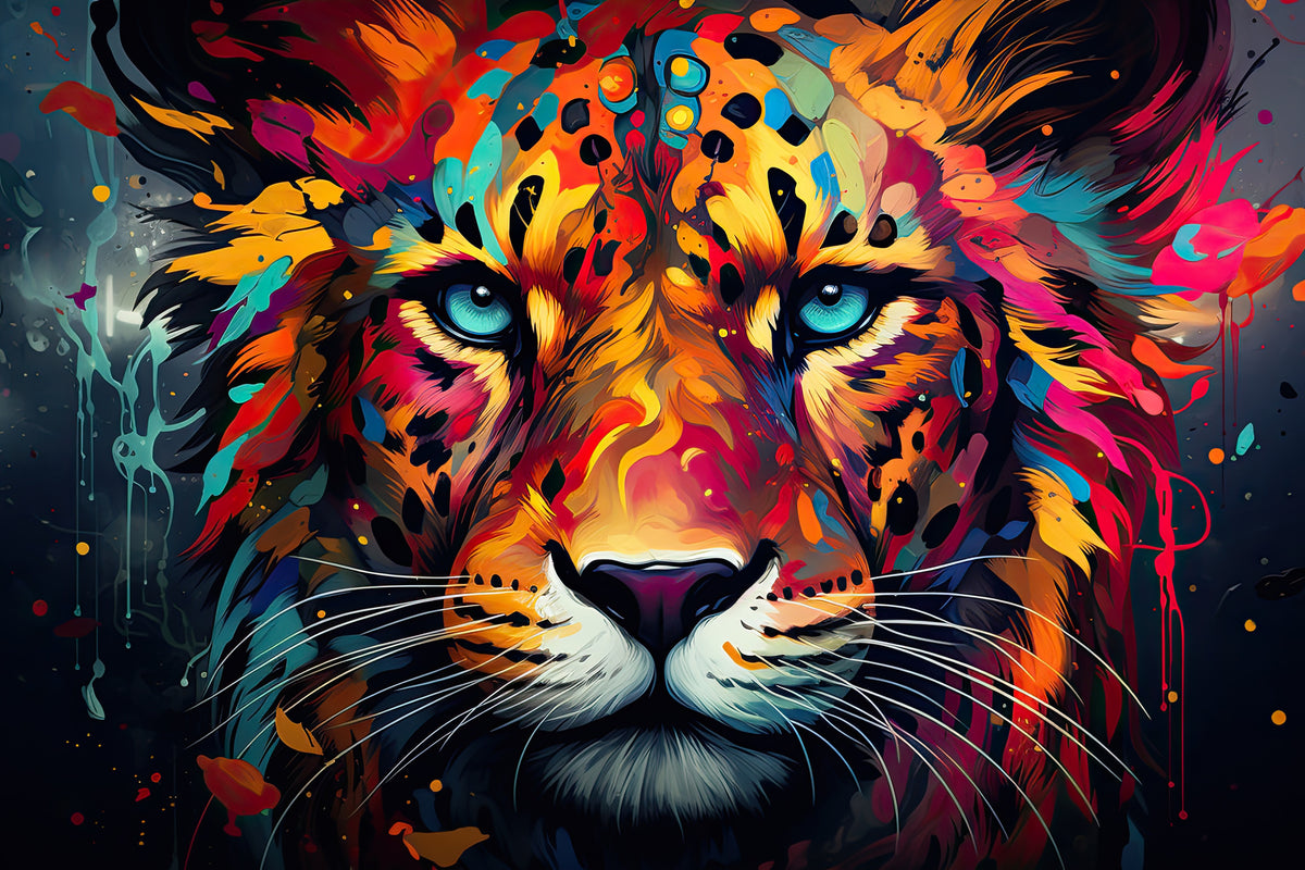 photo-wallpaper-colorful-leopard-animal-portrait-illustration