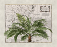 photo-wallpaper-vintage-map-palm-tree