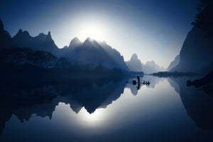 photo-wallpaper-reflected-mountain-sunrise