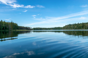 photo-wallpaper-still-forest-lake-beneath-a-wide-summer-sky