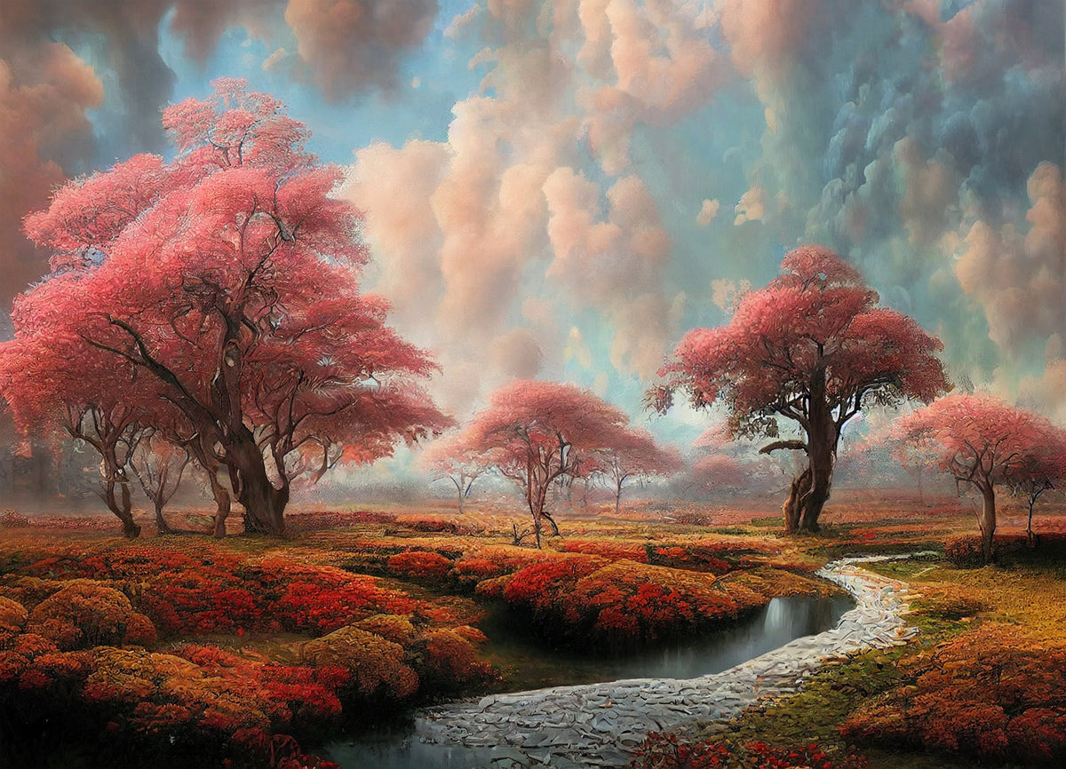 photo-wallpaper-beautiful-fantasy-surreal-landscape-with-river-and-trees-digital-art