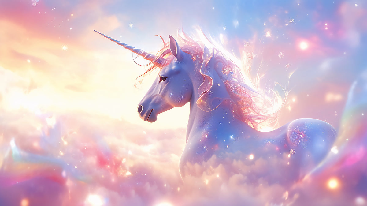 photo-wallpaper-unicorn-among-rose-pink-clouds-glittering-mane-in-sunlight