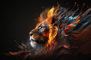 photo-wallpaper-fantasy-lion-head