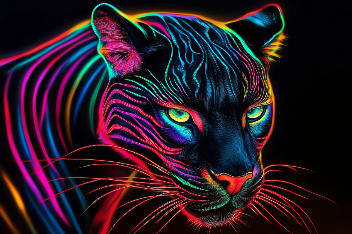 photo-wallpaper-a-striking-neon-black-panther-with-radiant-glowing-lines