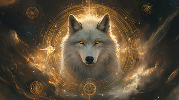 photo-wallpaper-white-wolf-within-a-golden-star-circle-and-mystic-symbols