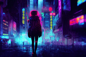 photo-wallpaper-silhouette-of-a-young-woman-in-a-neon-lit-city-night