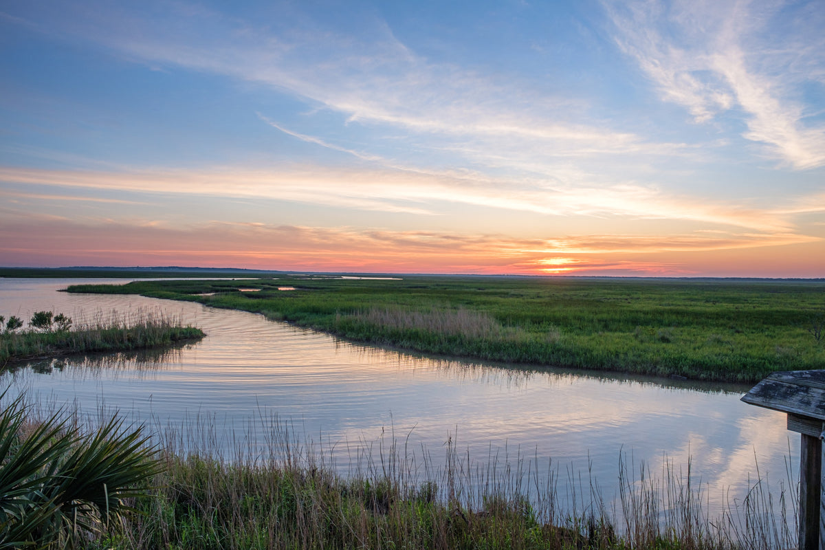 photo-wallpaper-sunrise-at-cypremort-point-louisiana-usa