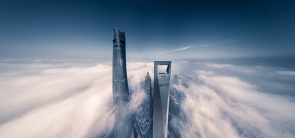 photo-wallpaper-majestic-skyscrapers-above-clouds