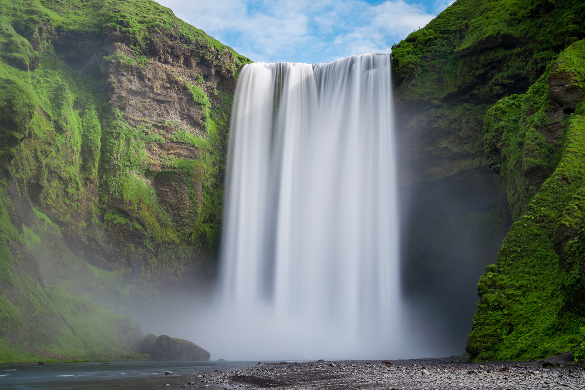 photo-wallpaper-skogafoss-waterfall-long-exposure
