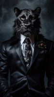 photo-wallpaper-black-panther-in-a-dark-suit-portrait-with-floral-boutonniere