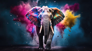 photo-wallpaper-elephant-in-colorful-powder-paint-explosion-dynamic