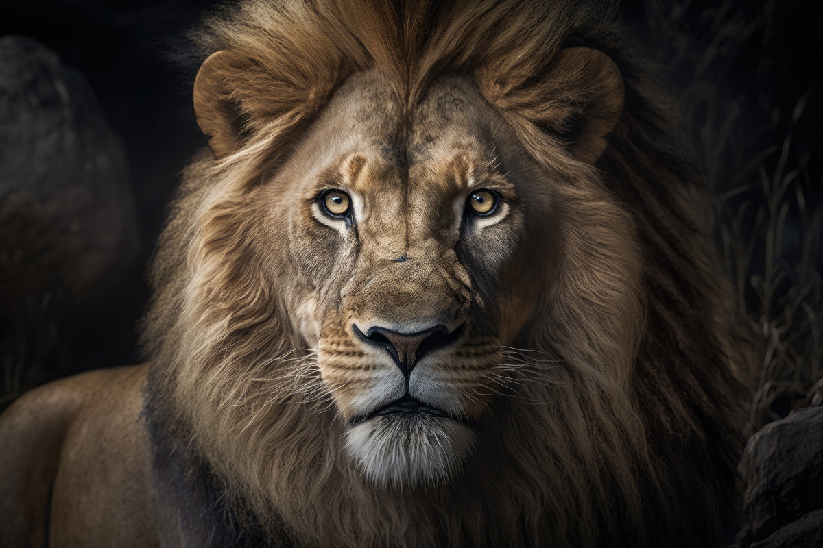 photo-wallpaper-portrait-of-a-lion-created-with-generative-ai-technology