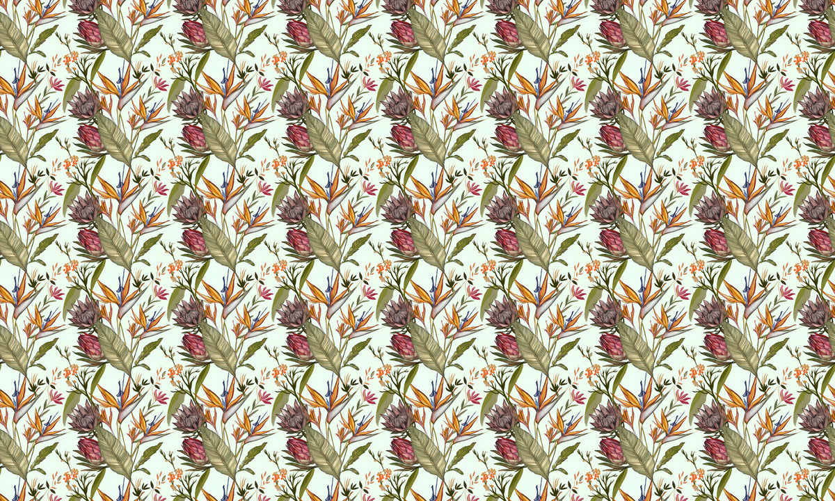 photo-wallpaper-exotic-floral-pattern