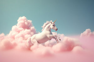 photo-wallpaper-a-write-unicorn-riding-a-pink-candy-cotton-cloud