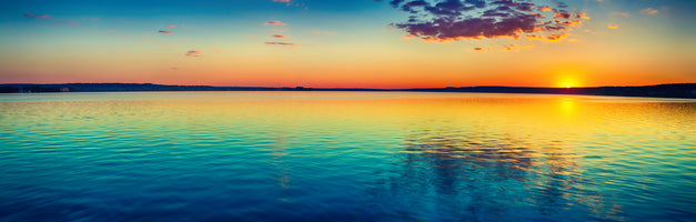 photo-wallpaper-sunset-over-the-lake-amazing-panorama-landscape