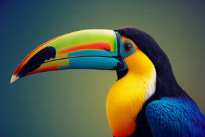 photo-wallpaper-portrait-of-a-tropical-toucan-bird-generitive-ai-2