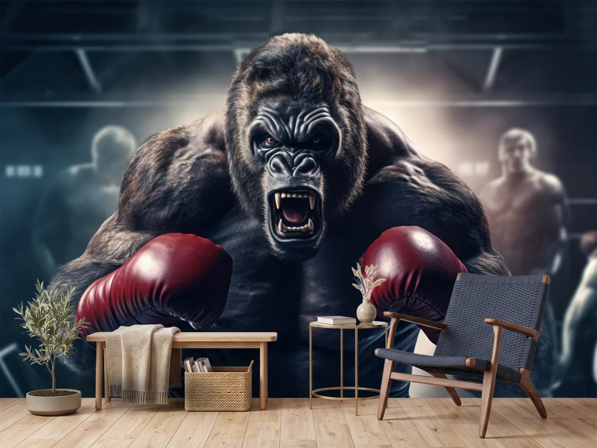 photo-wallpaper-angry-gorilla-fighting-with-boxing-gloves-gorilla-in-the-boxing-ring