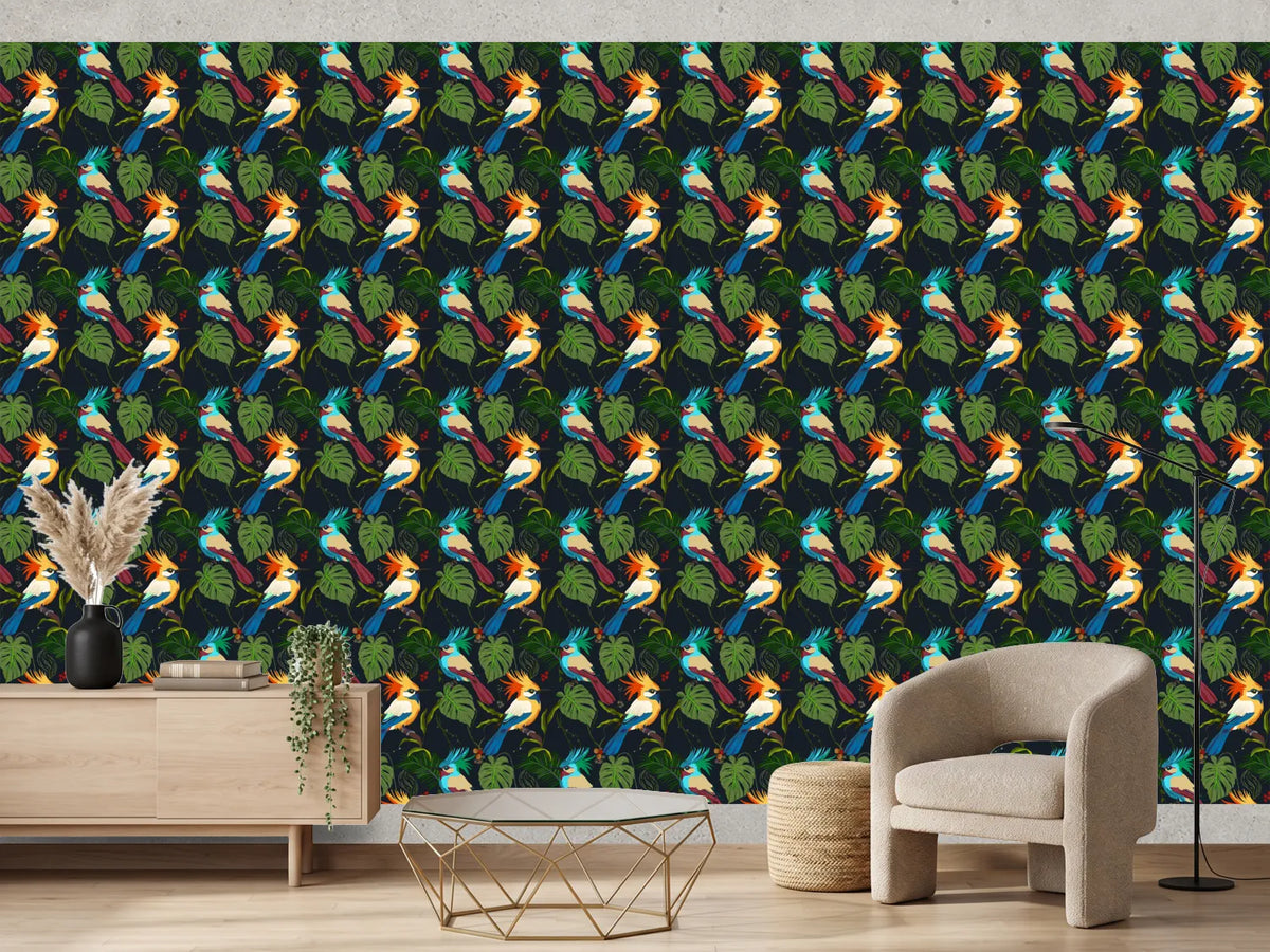 photo-wallpaper-colorful-jungle-birds