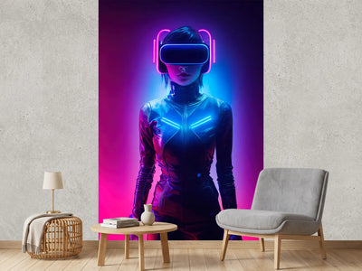 photo-wallpaper-cyberpunk-warrior-in-a-vr-headset-bathed-in-neon-pink-and-blue
