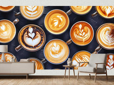 photo-wallpaper-collection-of-typical-latte-coffee-art-patterns