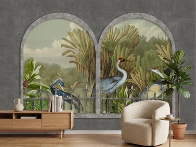 photo-wallpaper-tropical-birds-archway-view